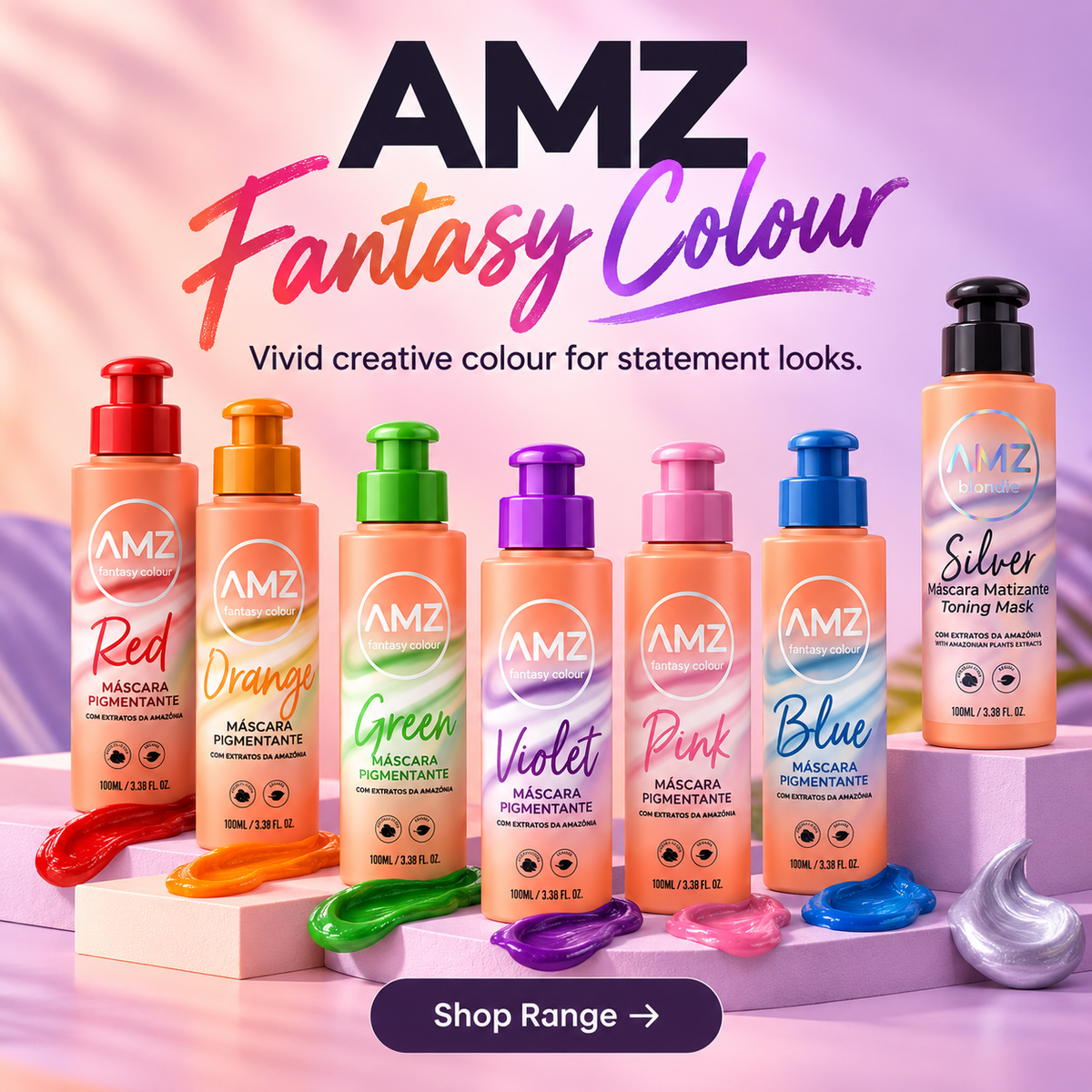 AMZ Fantasy Rainbow Vegan Hair Colour