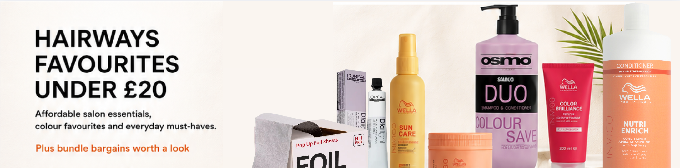 Hairway's Favourites Under £20