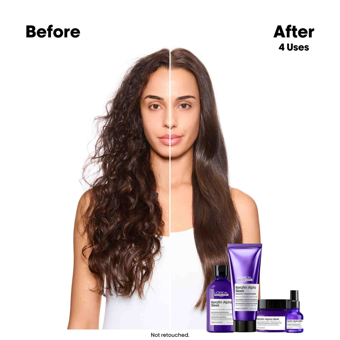 L'oreal Serie Expert Keratin Alpha Sleek Smooth Transformer-200ml