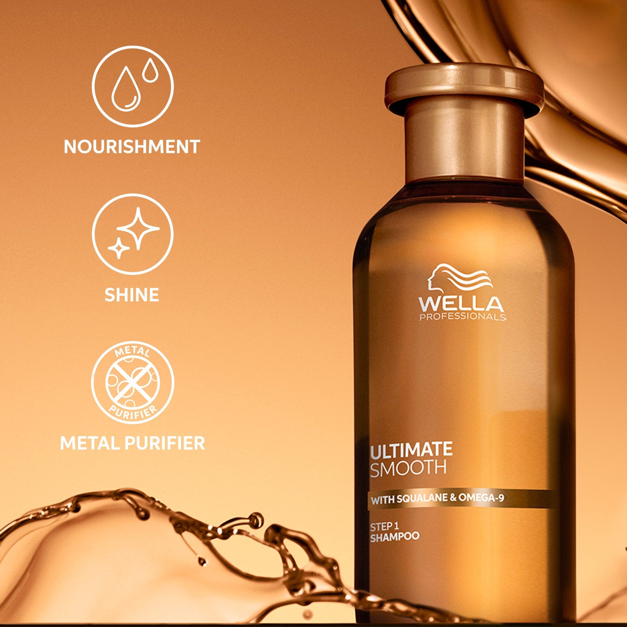 Wella Professional Ultimate Smooth Step 1 Shampoo 250ml