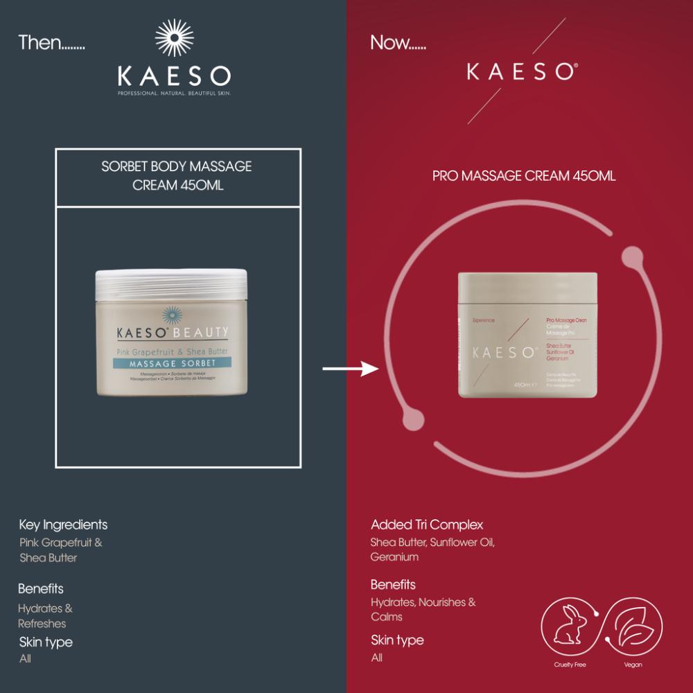 Kaeso Pro Body Massage Cream 450ml