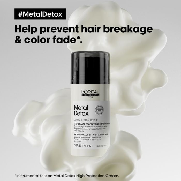 L'Oreal Serie Expert Metal Detox Leave-In Hair Cream 100ml