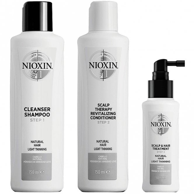 Nioxin Kit System 1 for Natural Hair with Light Thinning