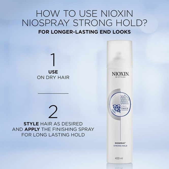 NIOXIN 3D Styling Pro Thick Niospray Strong Hold 400ml