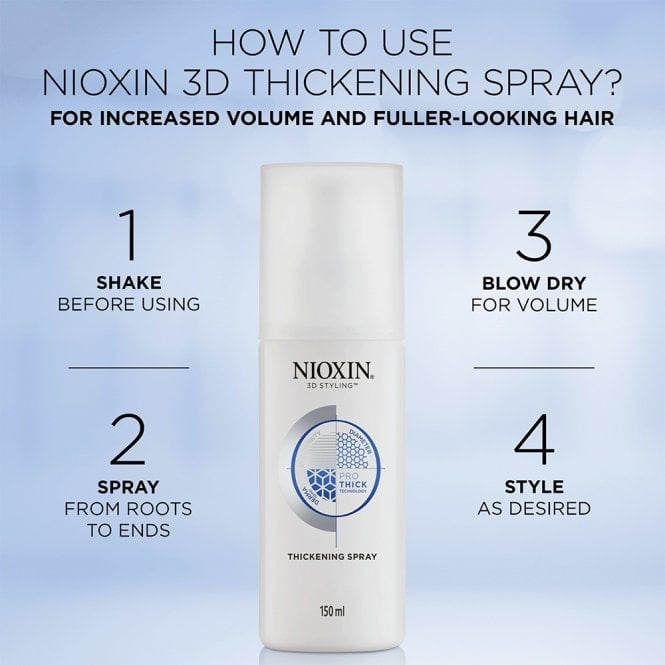 NIOXIN 3D Styling Pro Thick Thickening Spray 150ml