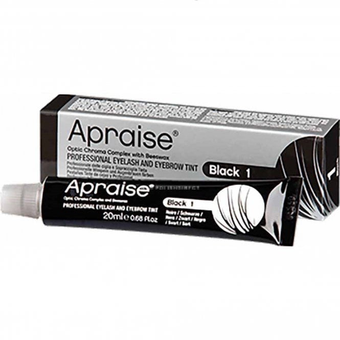 Apraise Professional Eyelash & Eyebrow Tint - Black 1 20ml