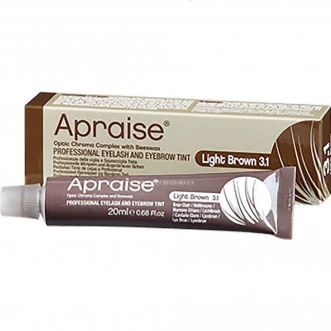 Apraise Professional Eyelash & Eyebrow Tint - Light Brown 3.1 20ml