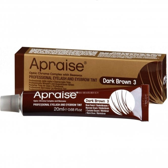 Apraise Professional Eyelash & Eyebrow Tint - Dark Brown 3 20ml