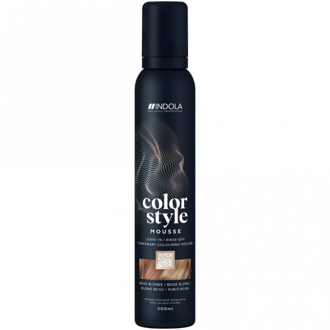 Indola Coloured Mousse - Beige Blonde (Pearl Beige) 200ml