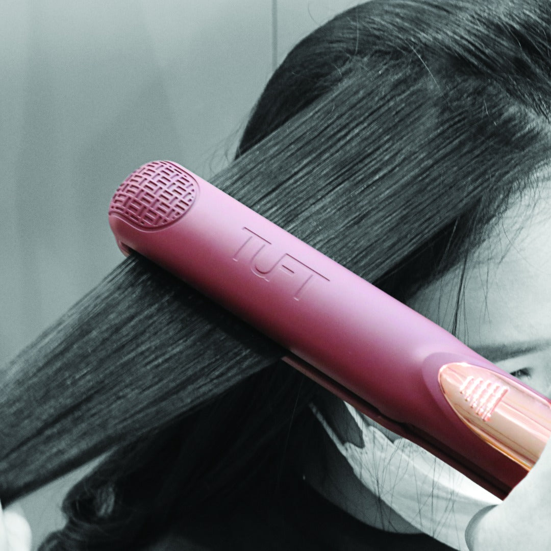 TUFT 2'' 6609 Diamond Plus Professional Hair Iron Maroon