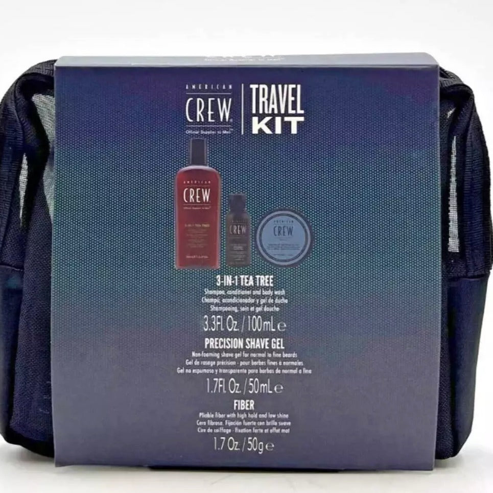American Crew Mens Grooming Travel Kit/Gift Set