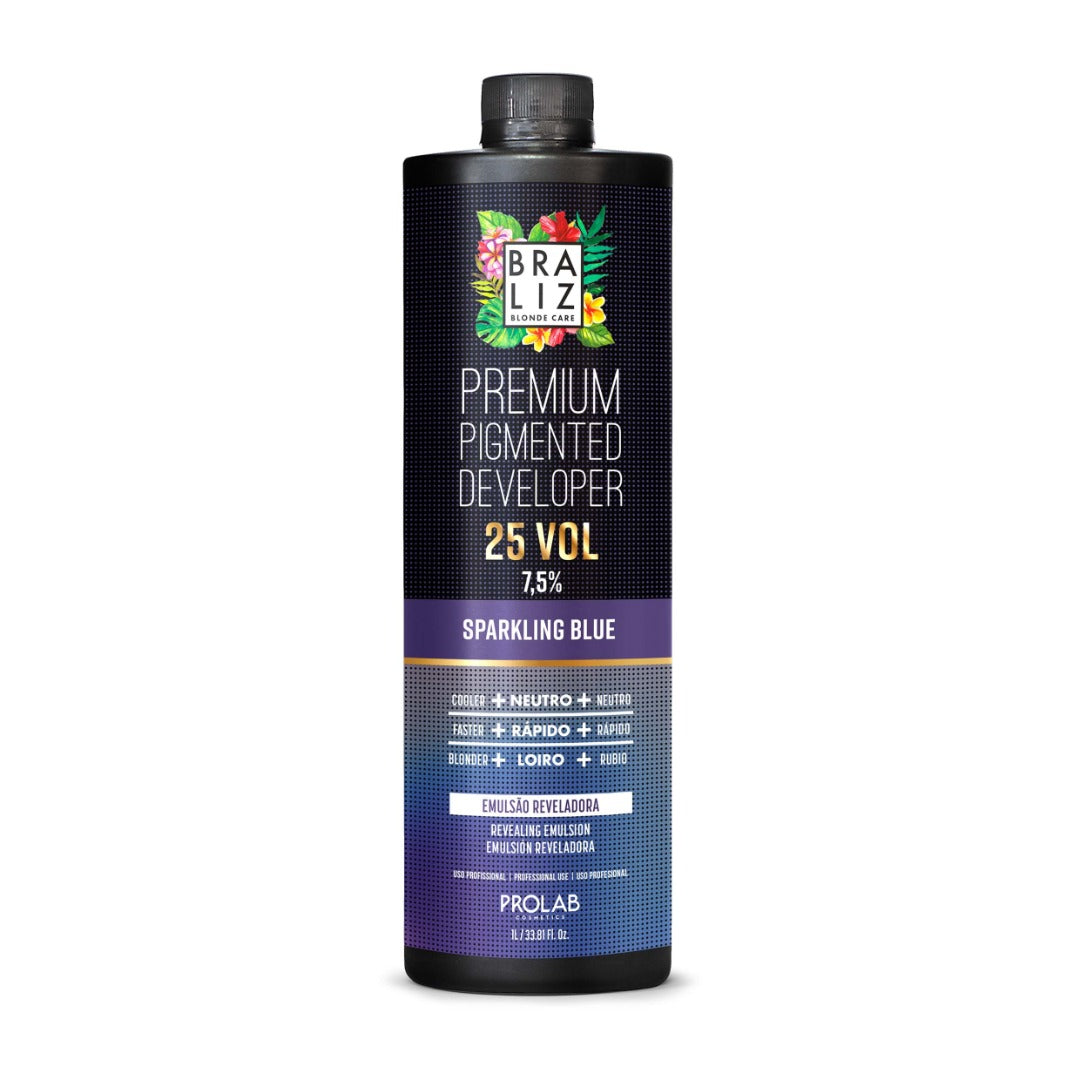 Braliz Blonde Care Blue Developer 25 Vol 1L