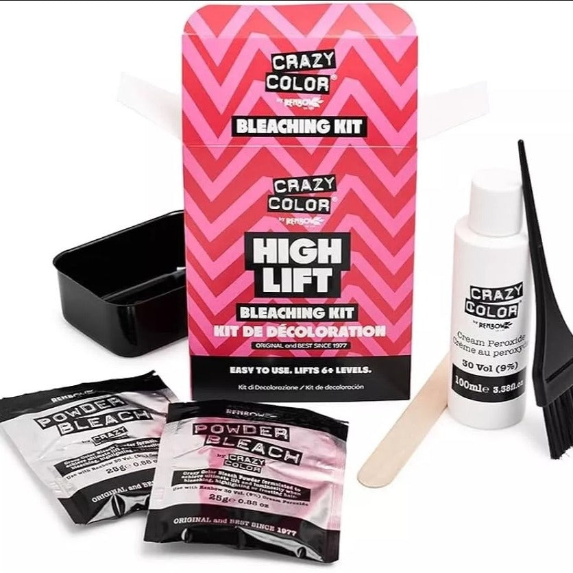 Crazy Color High Lift Bleaching Kit (Lifts 6+ Levels)