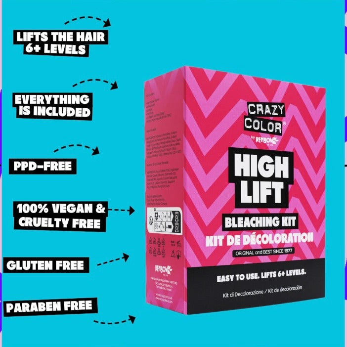 Crazy Color High Lift Bleaching Kit (Lifts 6+ Levels)