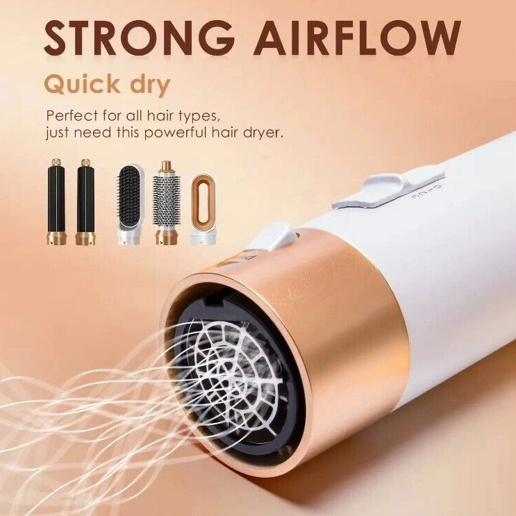 Zenten 5 in 1 Multi Airstyler Dryer Curl & Wrap