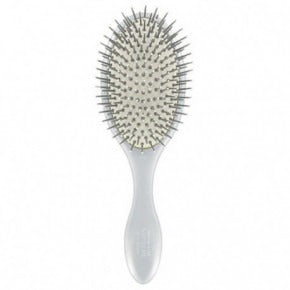 Olivia Garden-Expert Care-Oval- Boar Bristle- Silver