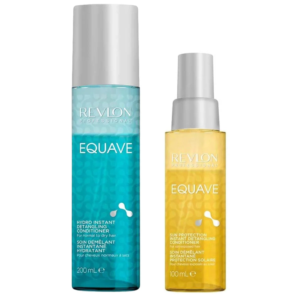 Revlon Professional Equave Summer Haircare Gift Set – Hydro Detangling Conditioner 200ml + Sun Protection Conditioner 100ml