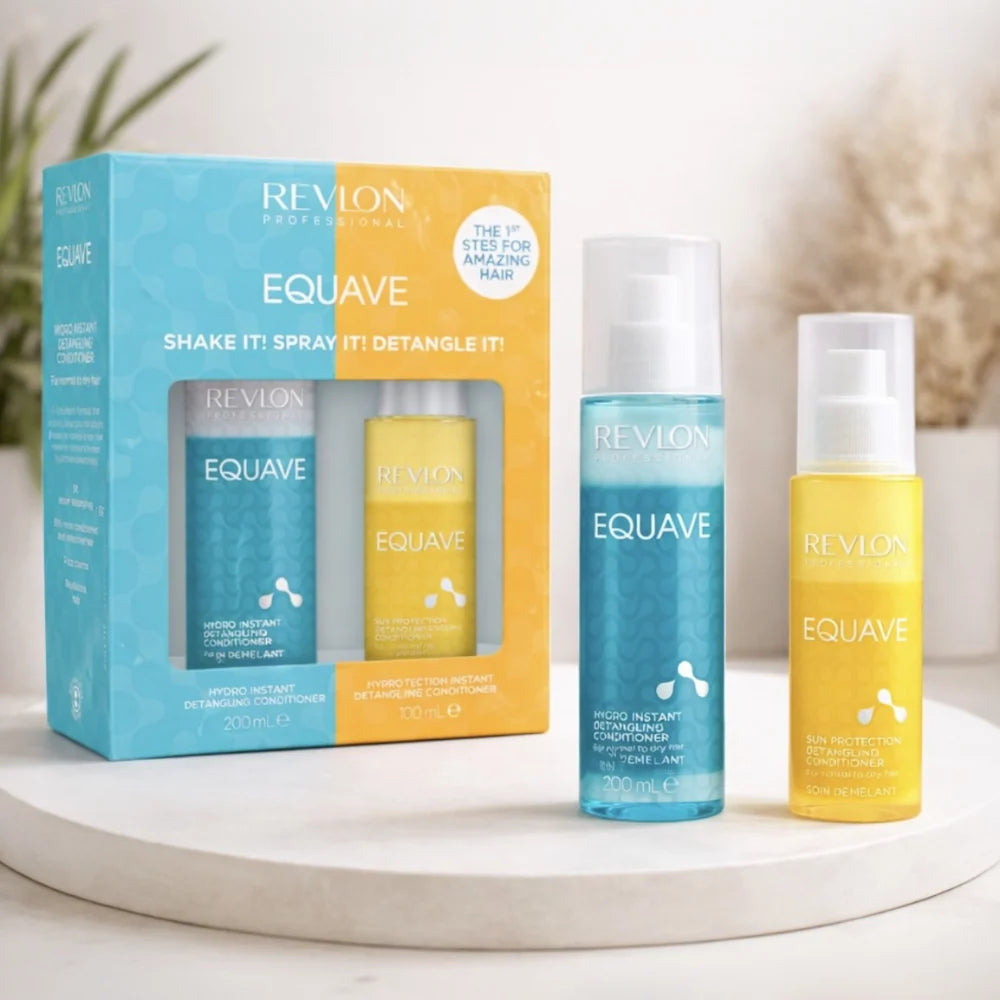 Revlon Professional Equave Summer Haircare Gift Set – Hydro Detangling Conditioner 200ml + Sun Protection Conditioner 100ml