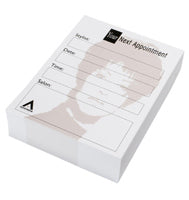 Agenda Appointment Cards - Two Colour