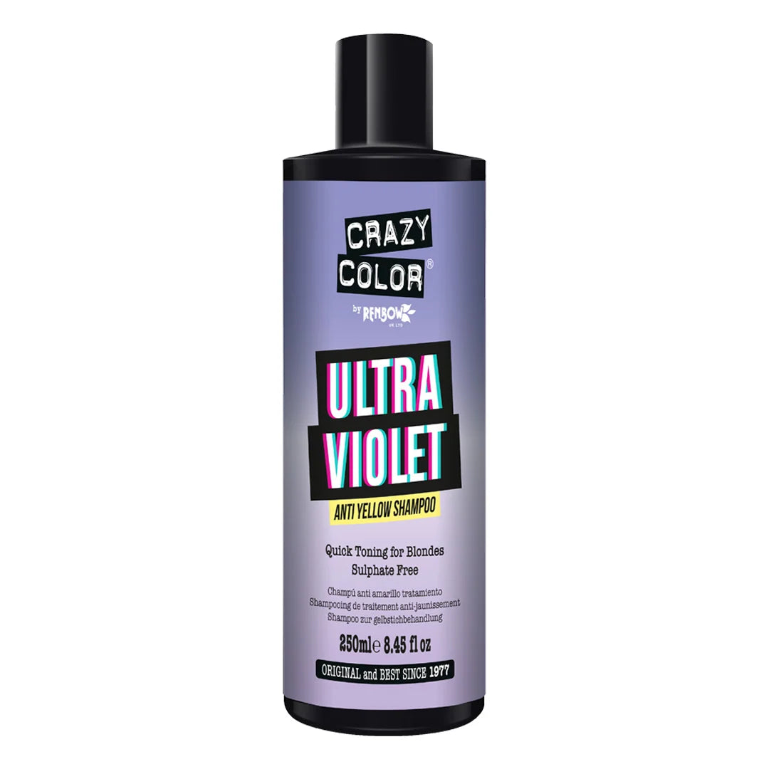 Crazy Color Ultra Violet Anti-Yellow Purple Shampoo 250ml