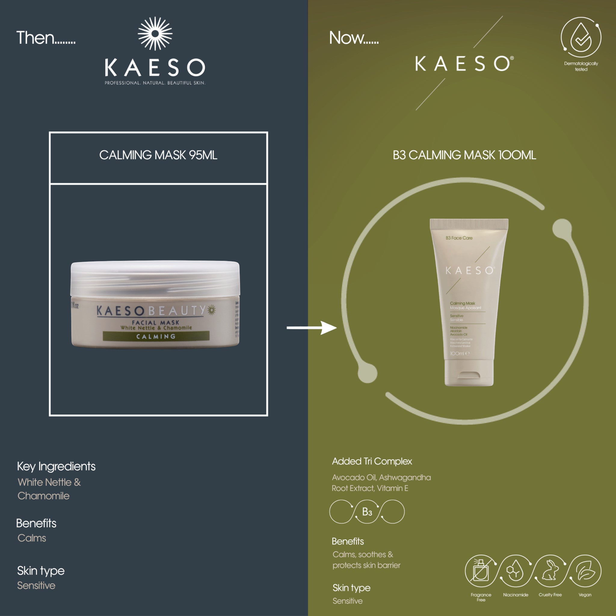 Kaeso B3 Calming Facial Mask 100ml