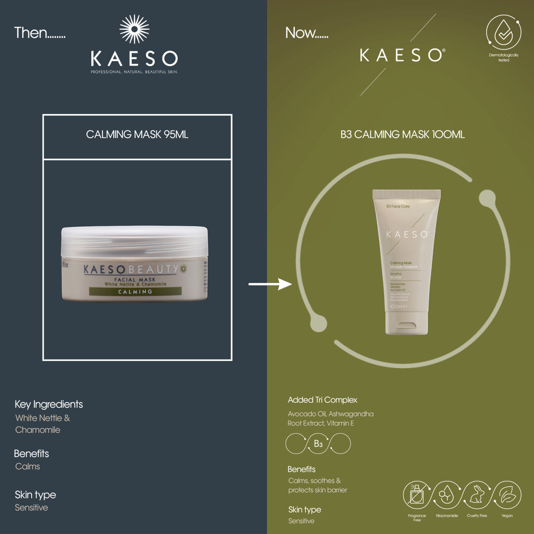 Kaeso B3 Calming Facial Mask 100ml