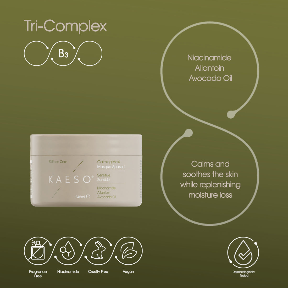 Kaeso Calming Facial Mask 245ml