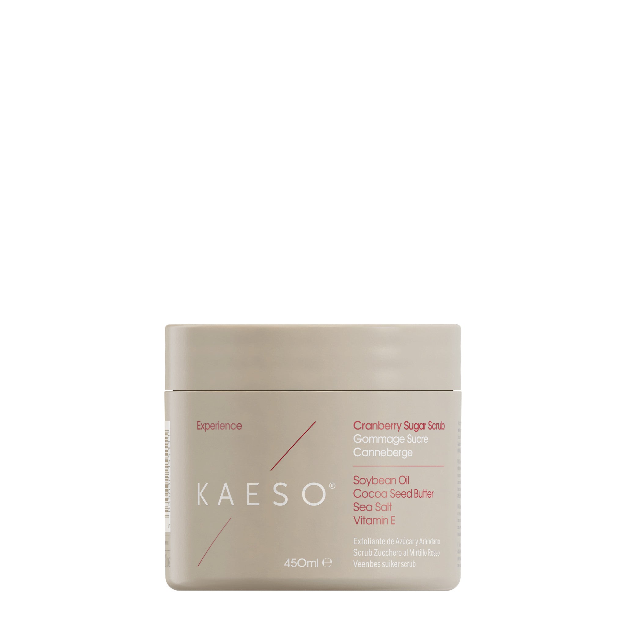 Kaeso Experience Cranberry Sugar Scrub 450ml