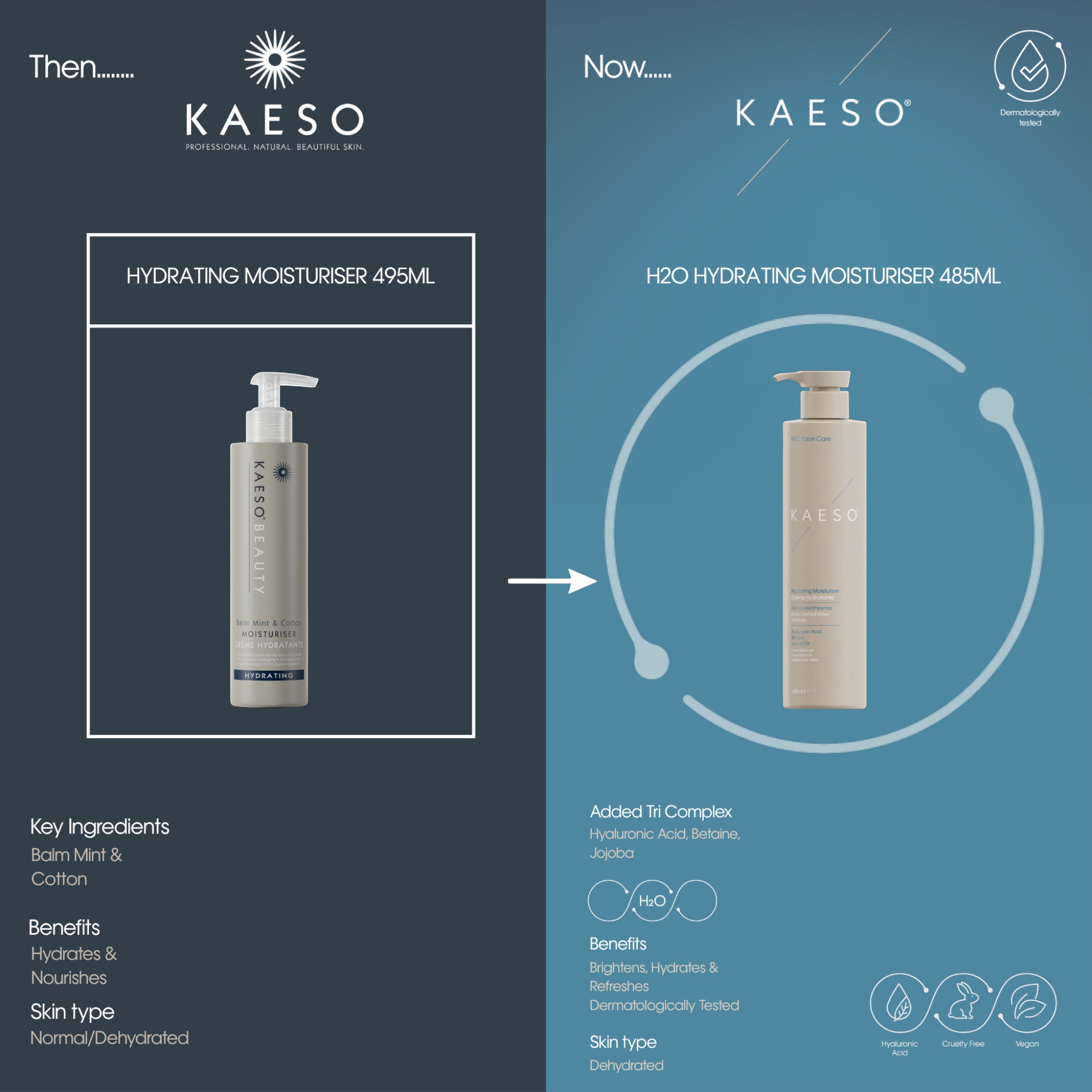 Kaeso Hydrating Moisturiser 495ml