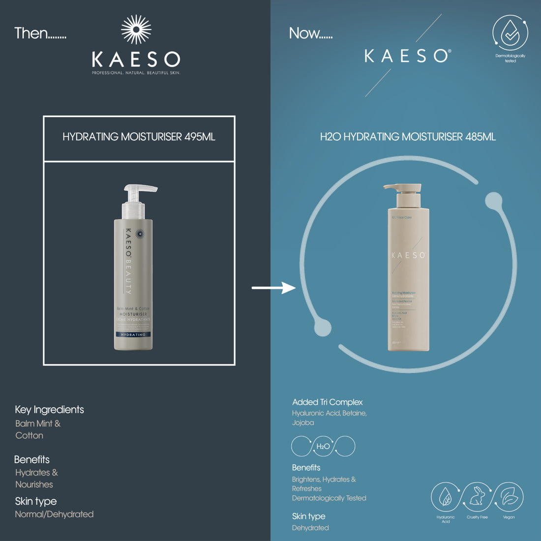 Kaeso Hydrating Moisturiser 495ml