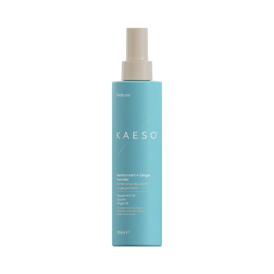 Kaeso Pedicure Menthol - Mint & Ginger Foot Mist 195ml