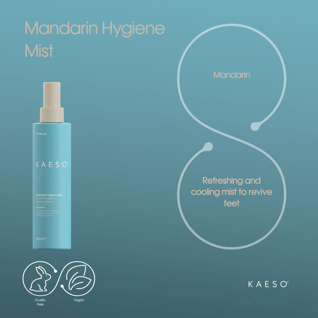 Kaeso Mandarin Hygiene Mist 195ml