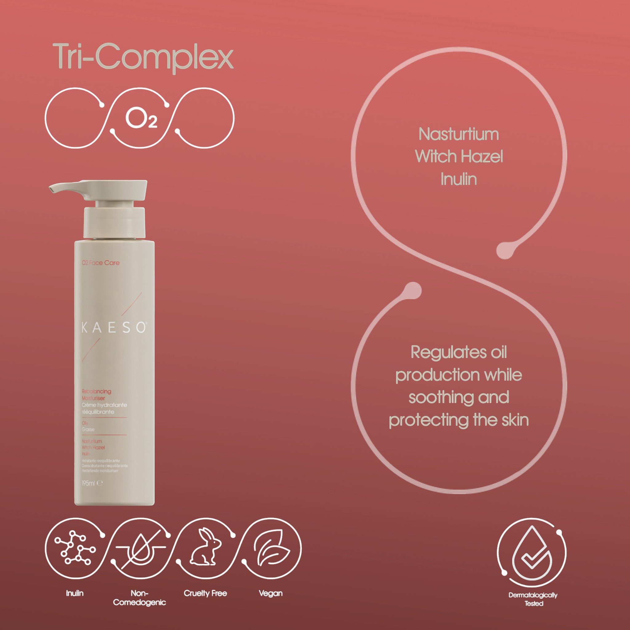 Kaeso 02 Rebalancing Moisturiser 195ml