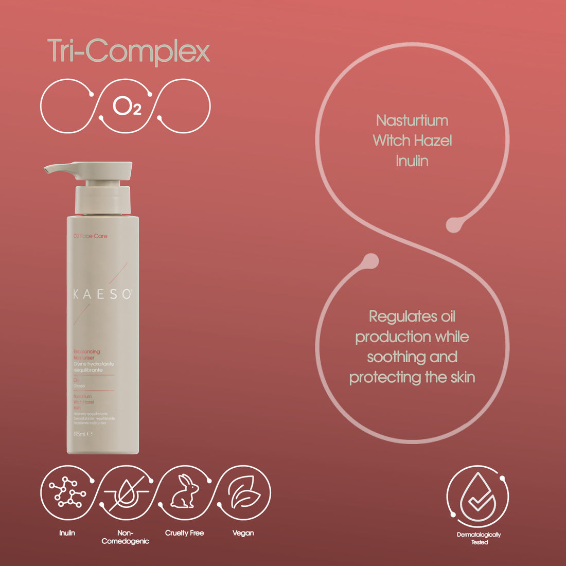 Kaeso 02 Rebalancing Moisturiser 195ml