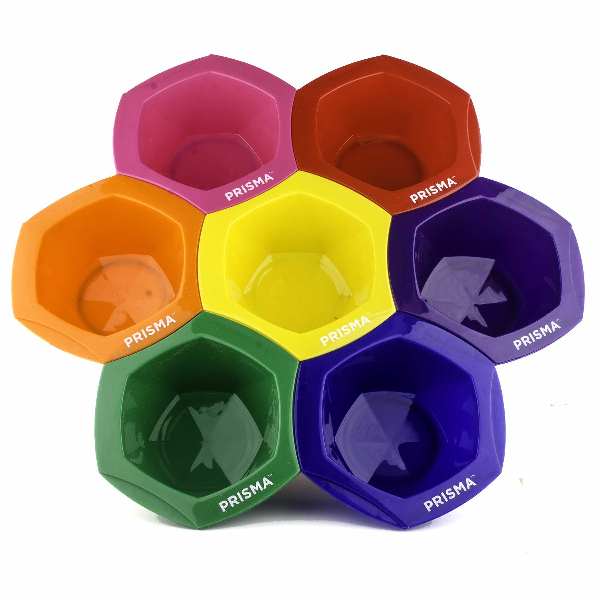 Rainbow Tint Bowls - 7 Piece