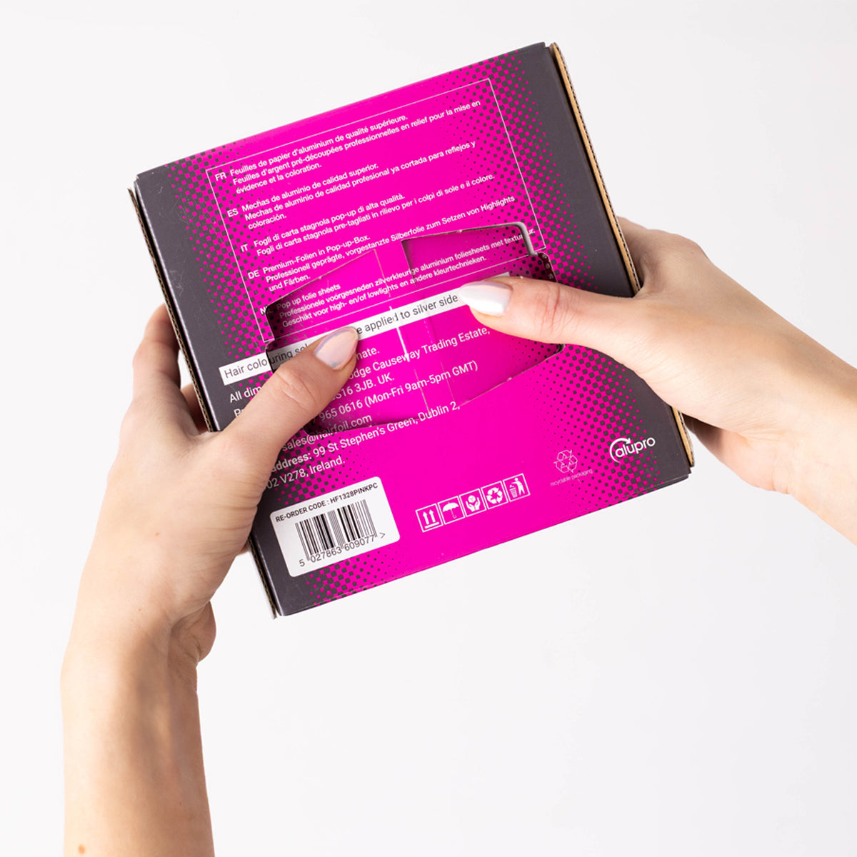 Procare Embossed Pop-Up PINK Foil 130mm x 280mm -500 sheets