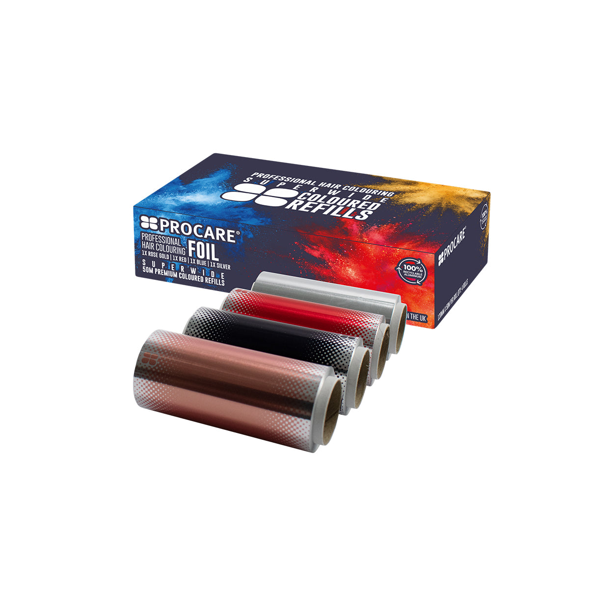 Procare Premium Hair Tint Foil Superwide coloured refills