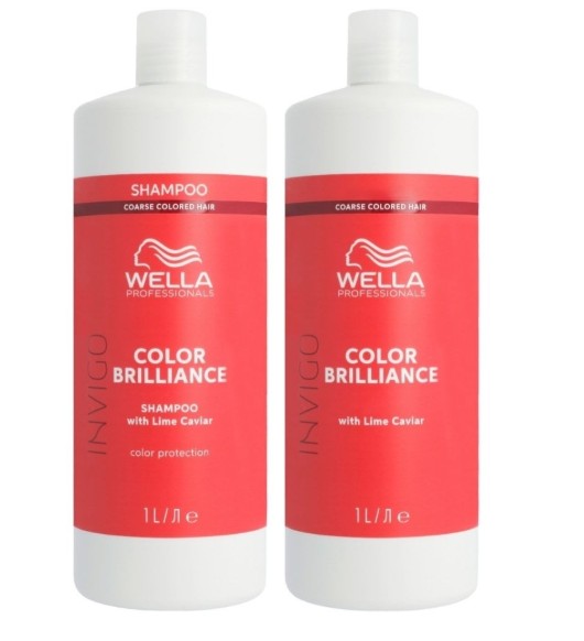 Wella INVIGO Brilliance Shampoo & Conditioner Coarse Duo Packs 1000ml
