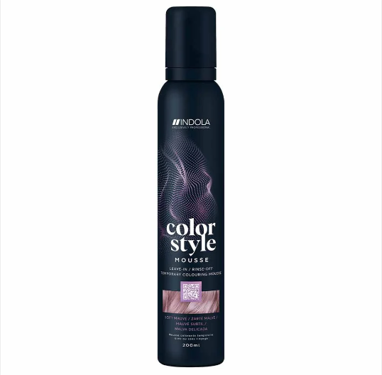 Indola Coloured Mousse - Soft Mauve (Powdery Lilac) 200ml