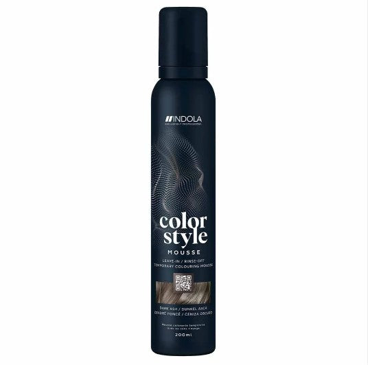 Indola Coloured Mousse -Dark Ash 200ml