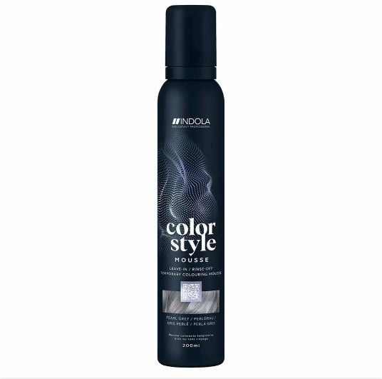 Indola Coloured Mousse -Pearl Grey 200ml