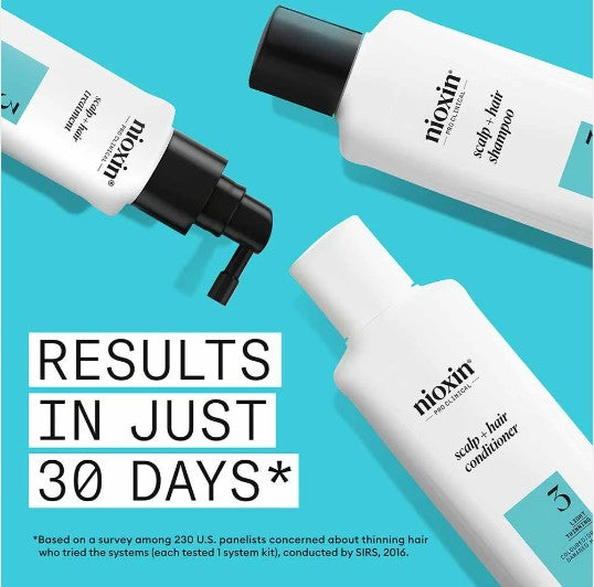 NIOXIN Hair Starter Kit System 3 for Coloured Hair with Light Thinning