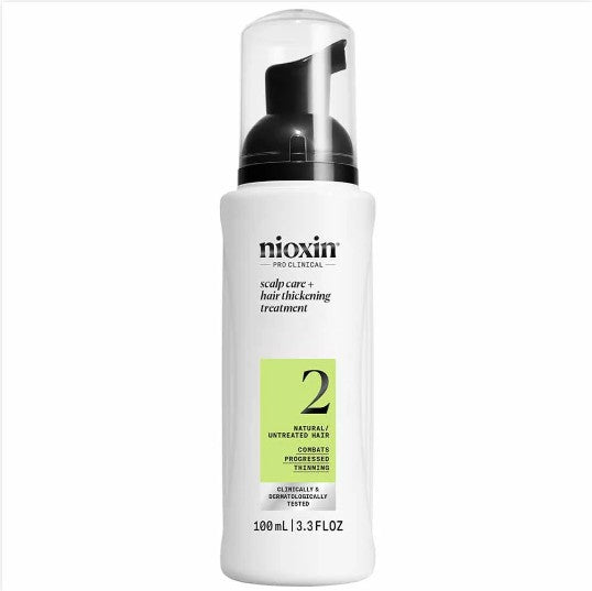 NIOXIN Treatment System 2 for Natural Hair with Progressed Thinning 100ml