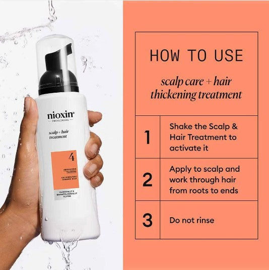 NIOXIN Treatment System 4 for Coloured Treated Hair with Progressed Thinning 100ml