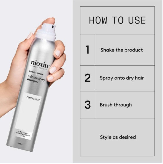 NIOXIN Instant Fullness Dry Cleanser Volumising Dry Shampoo 180ml