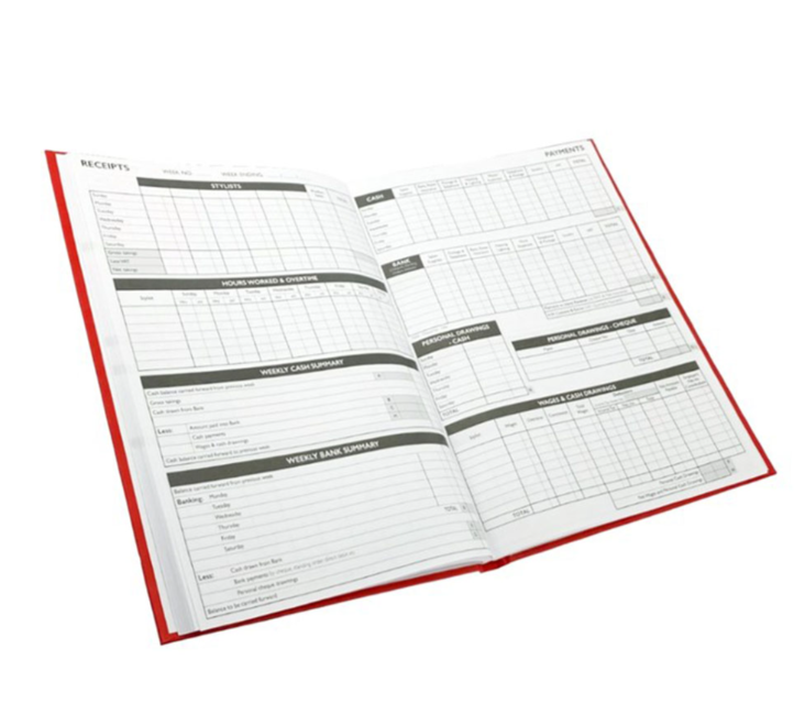 Agenda Salon Accounts Book