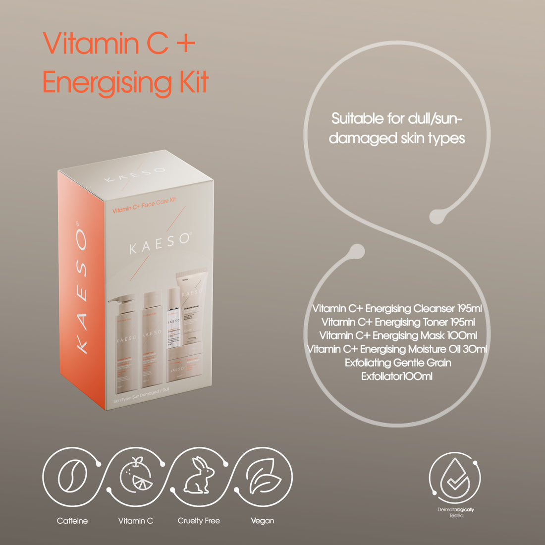 Kaeso Vitamin C+ Energising Kit