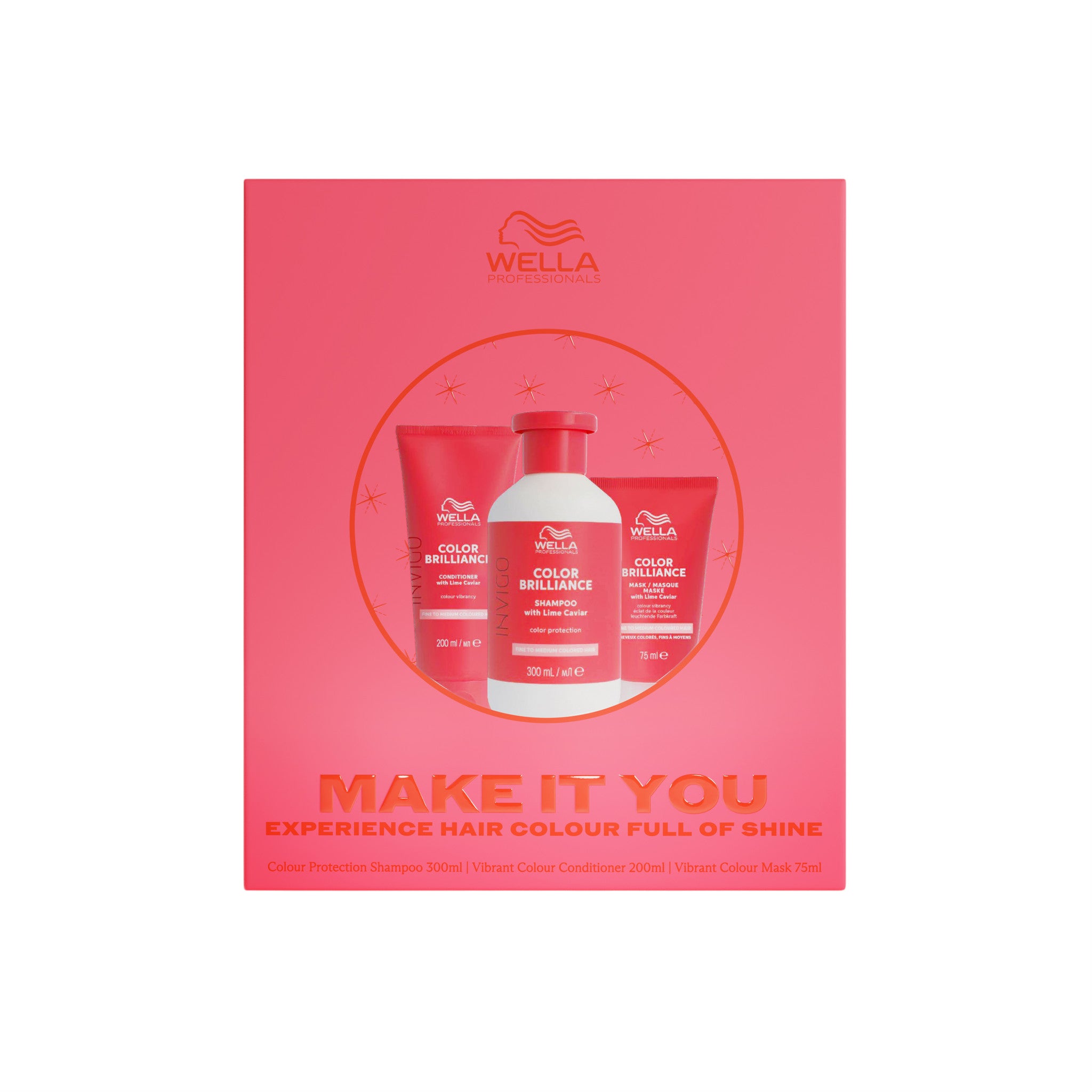 Wella Professionals Color Brilliance Make it You Haircare 3 Piece Gift Set