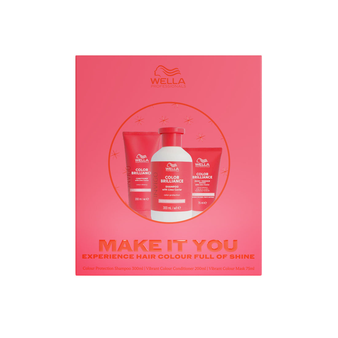 Wella Professionals Color Brilliance Make it You Haircare 3 Piece Gift Set