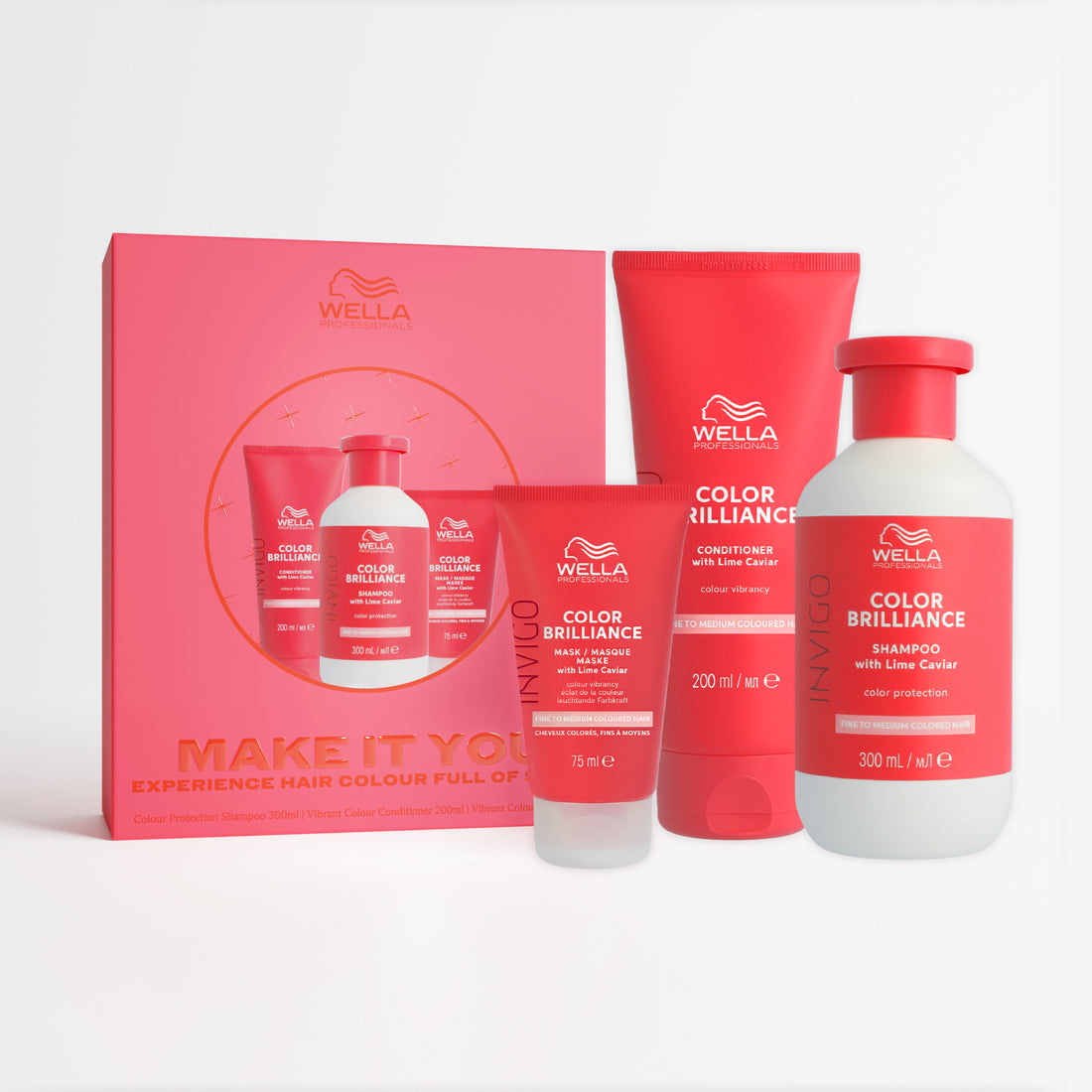 Wella Professionals Color Brilliance Make it You Haircare 3 Piece Gift Set